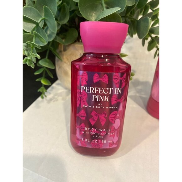 Bath & Body Works “Perfect in Pink” New 3-Pc Travel Mini Size Set - Picture 2 of 9